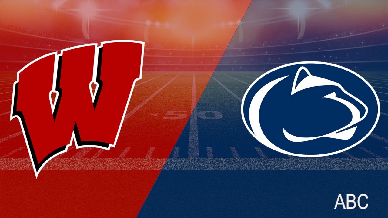 Penn State vs Wisconsin poster
