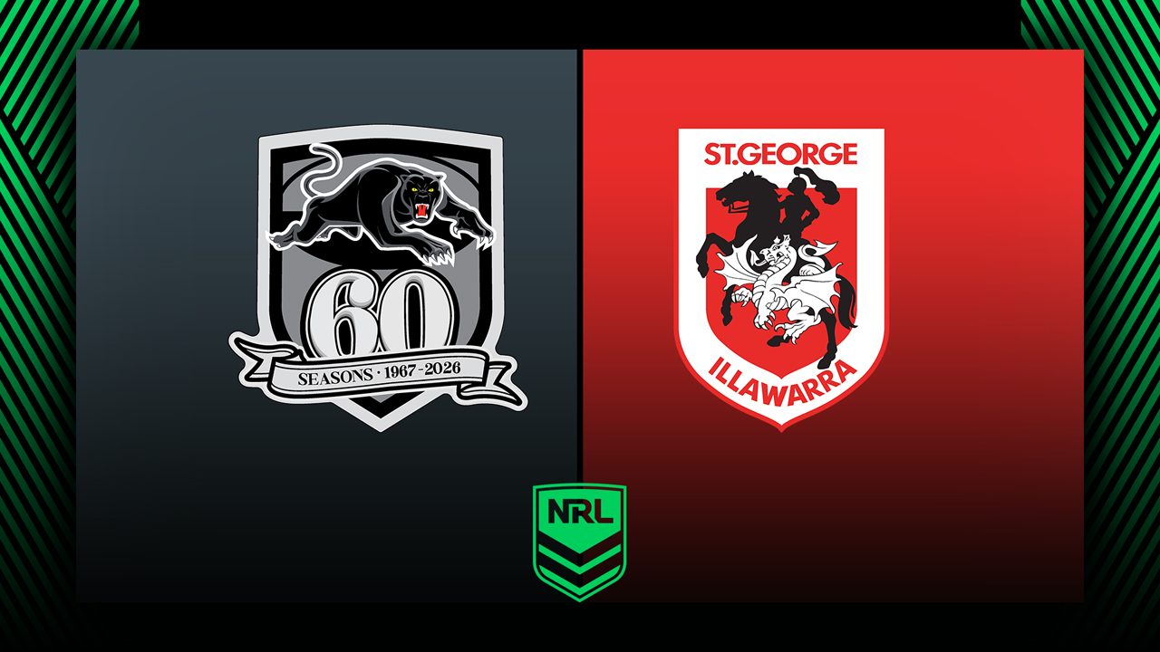 Penrith Panthers vs St. George Illawara Dragons poster
