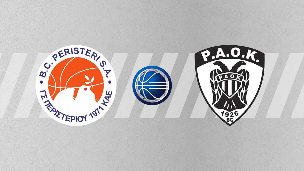 Peristeri BC vs PAOK BC poster