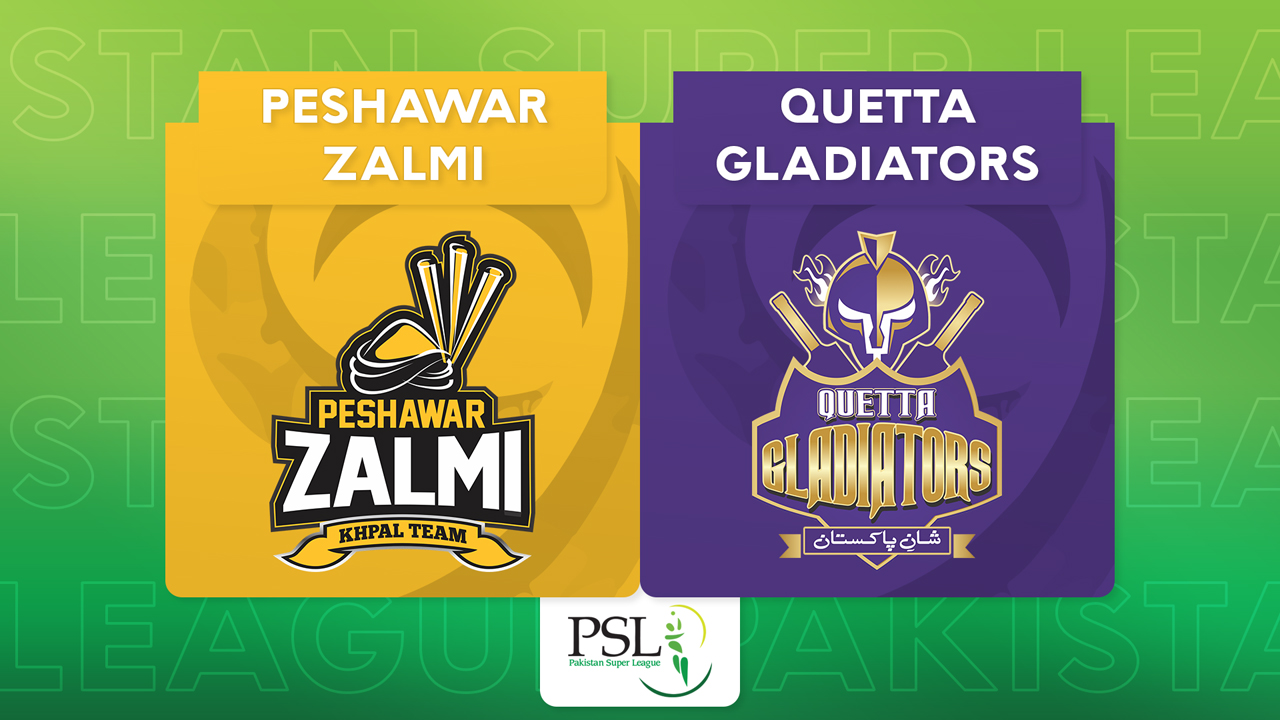 Peshawar Zalmi vs Quetta Gladiators poster