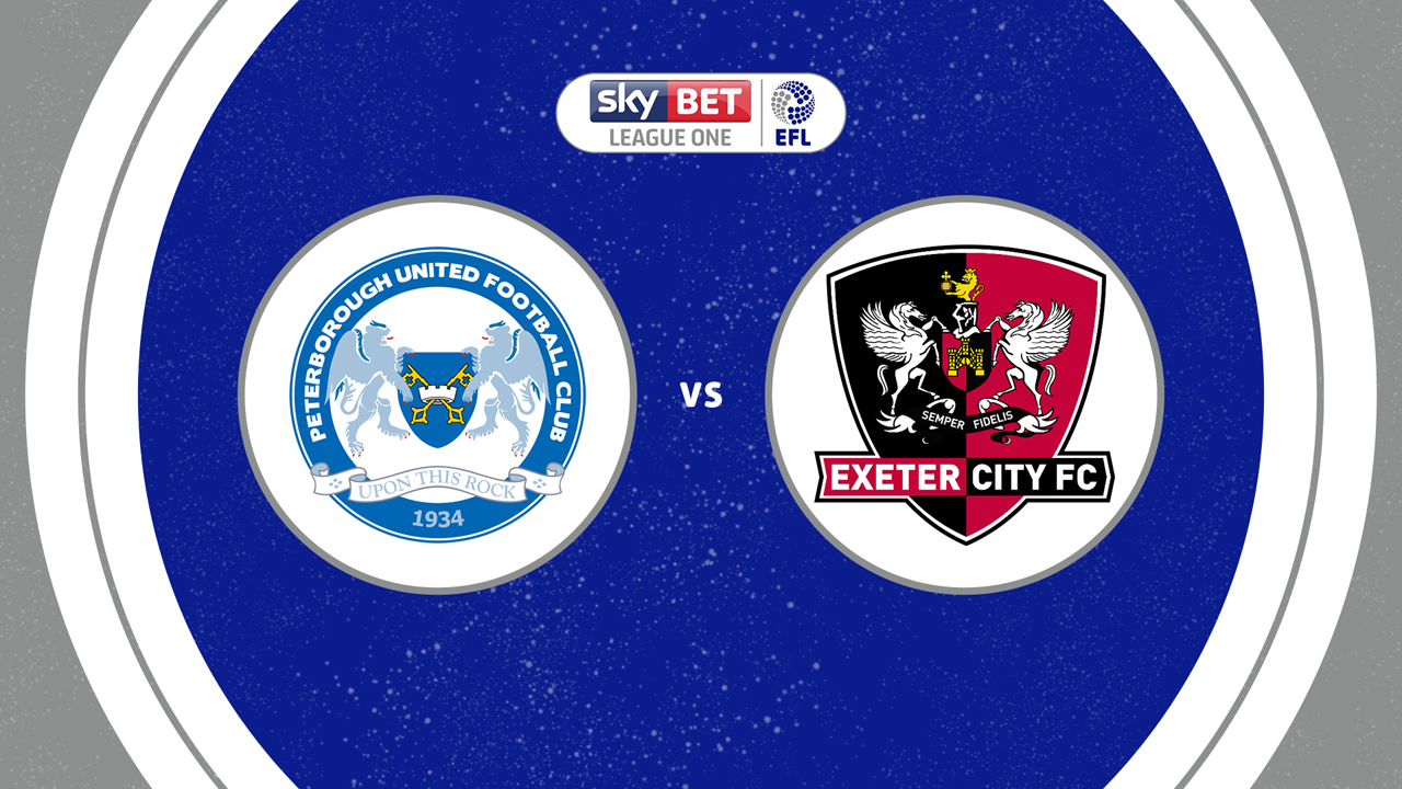 Peterborough United vs Exeter City poster