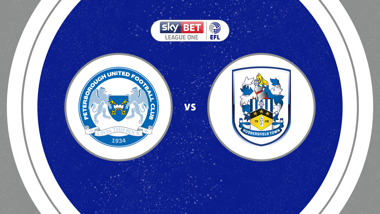 Peterborough United vs Huddersfield Town poster