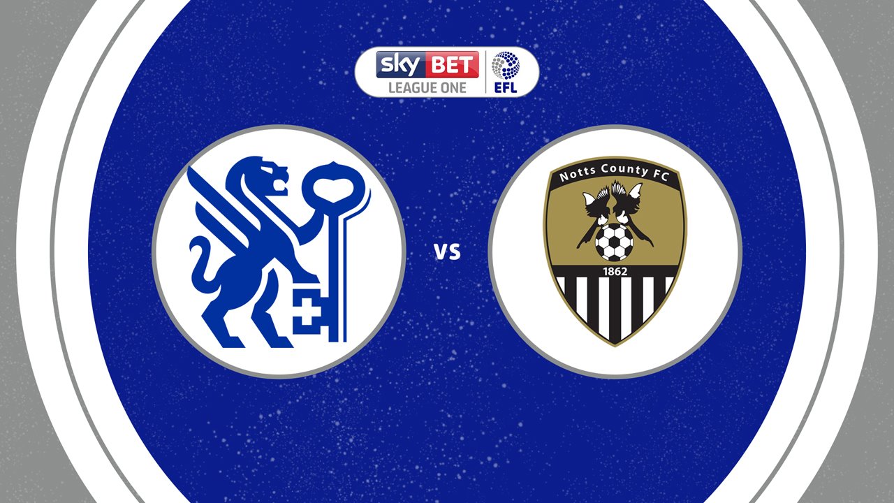 Peterborough United vs Notts County poster