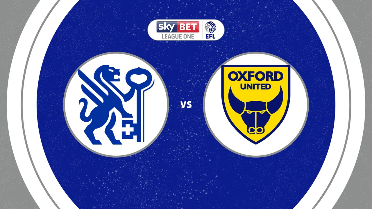 Peterborough United vs Oxford United poster