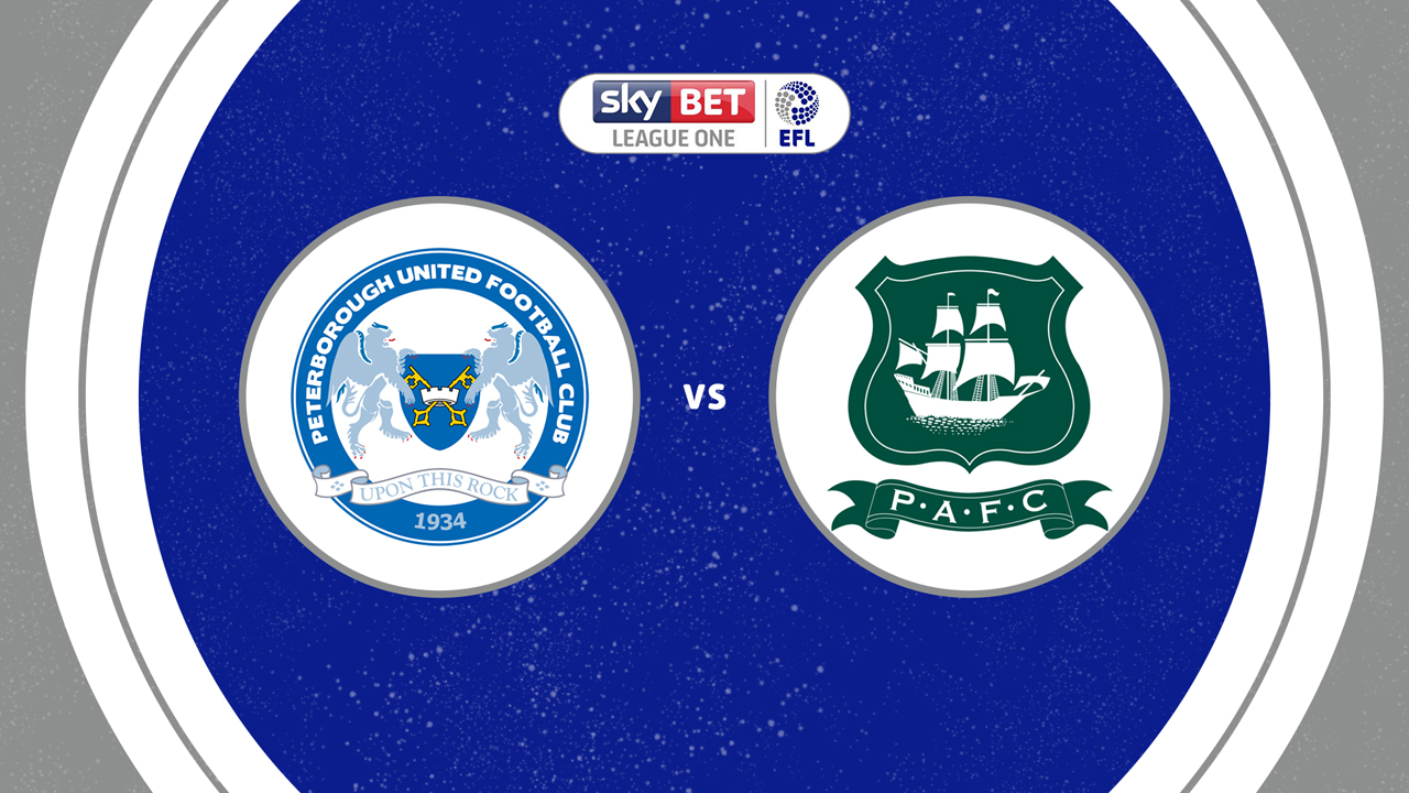 Peterborough United vs Plymouth Argyle poster