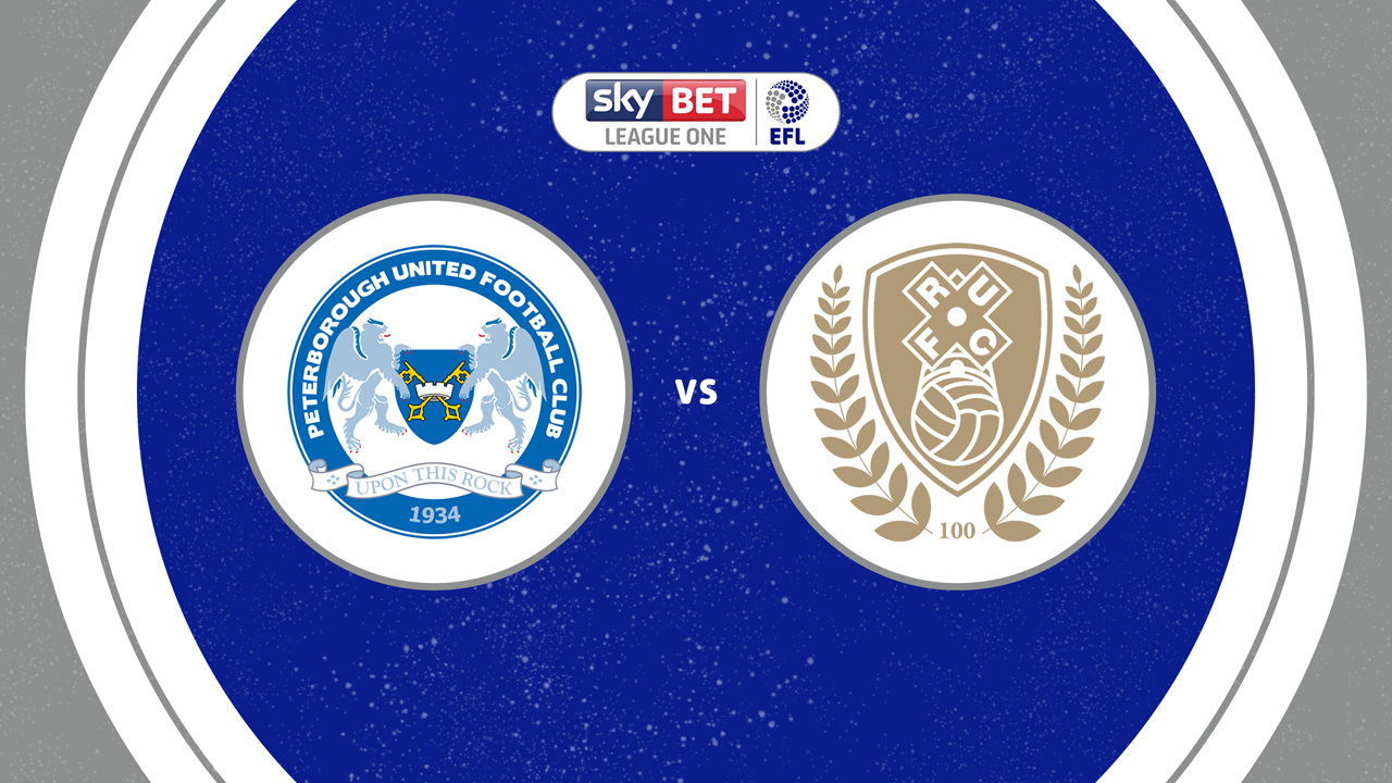 Peterborough United vs Rotherham United poster