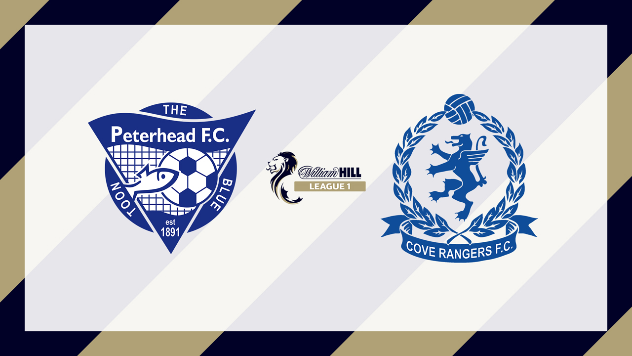 Peterhead vs Cove Rangers poster