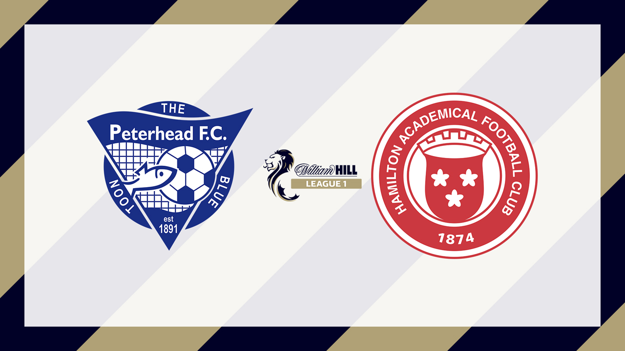 Peterhead vs Hamilton Academical poster
