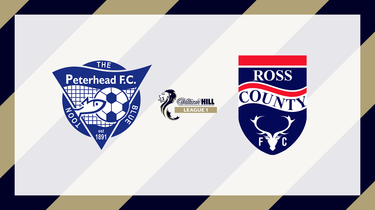 Peterhead vs Ross County poster