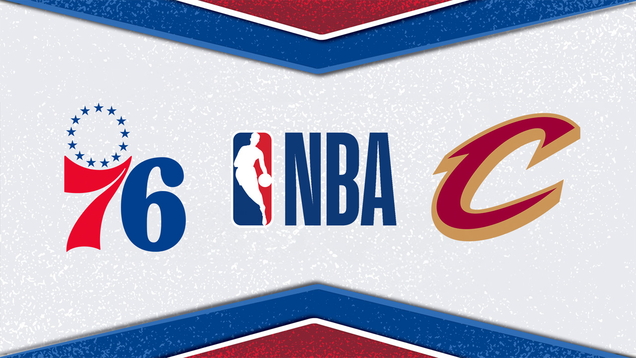 Philadelphia 76ers vs Cleveland Cavaliers poster