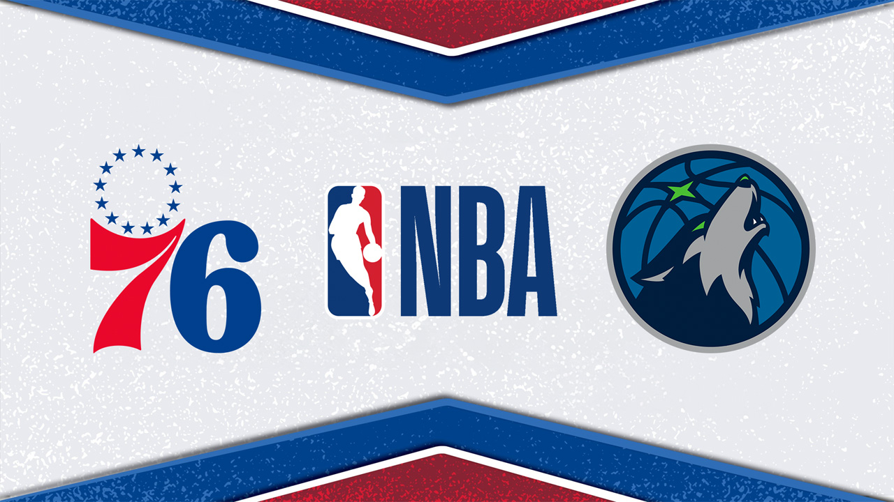 Philadelphia 76ers vs Minnesota Timberwolves poster