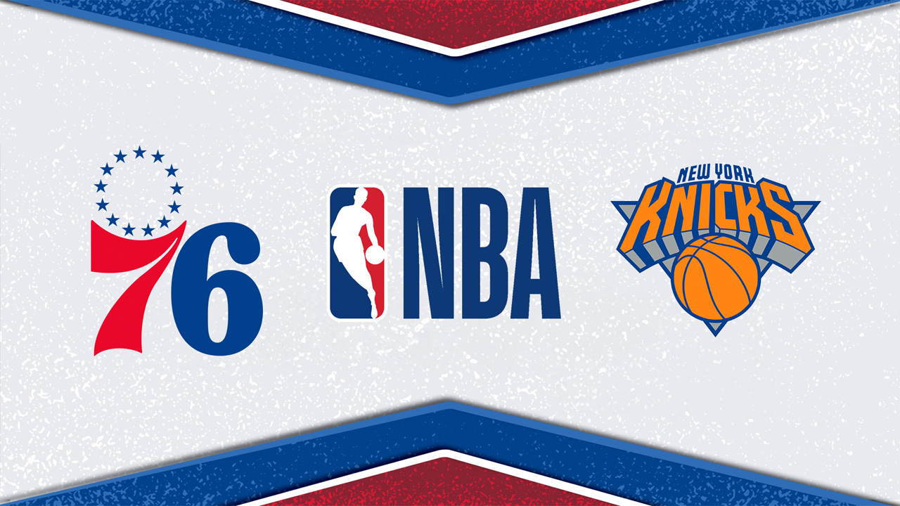 Philadelphia 76ers vs New York Knicks poster