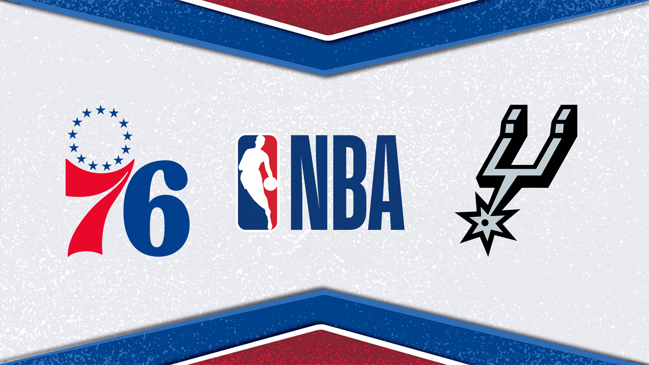 Philadelphia 76ers vs San Antonio Spurs poster