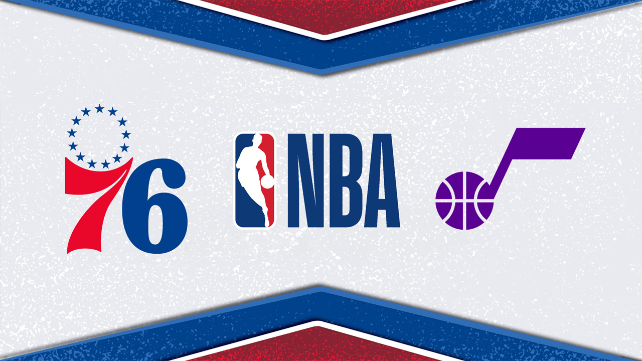 Philadelphia 76ers vs Utah Jazz poster