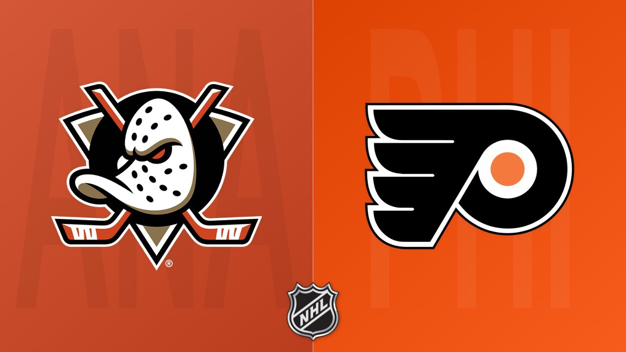Philadelphia Flyers vs Anaheim Ducks poster