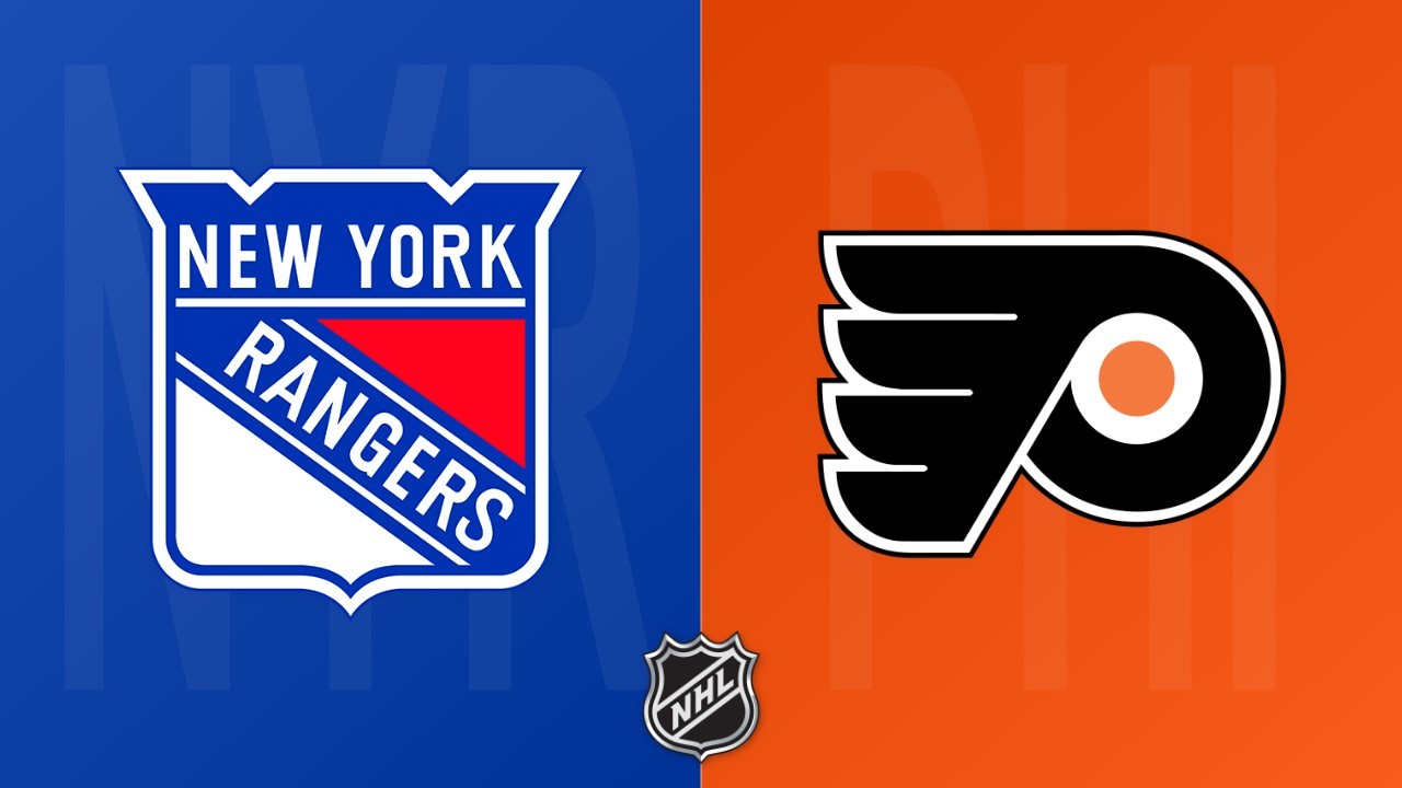 Philadelphia Flyers vs New York Rangers poster