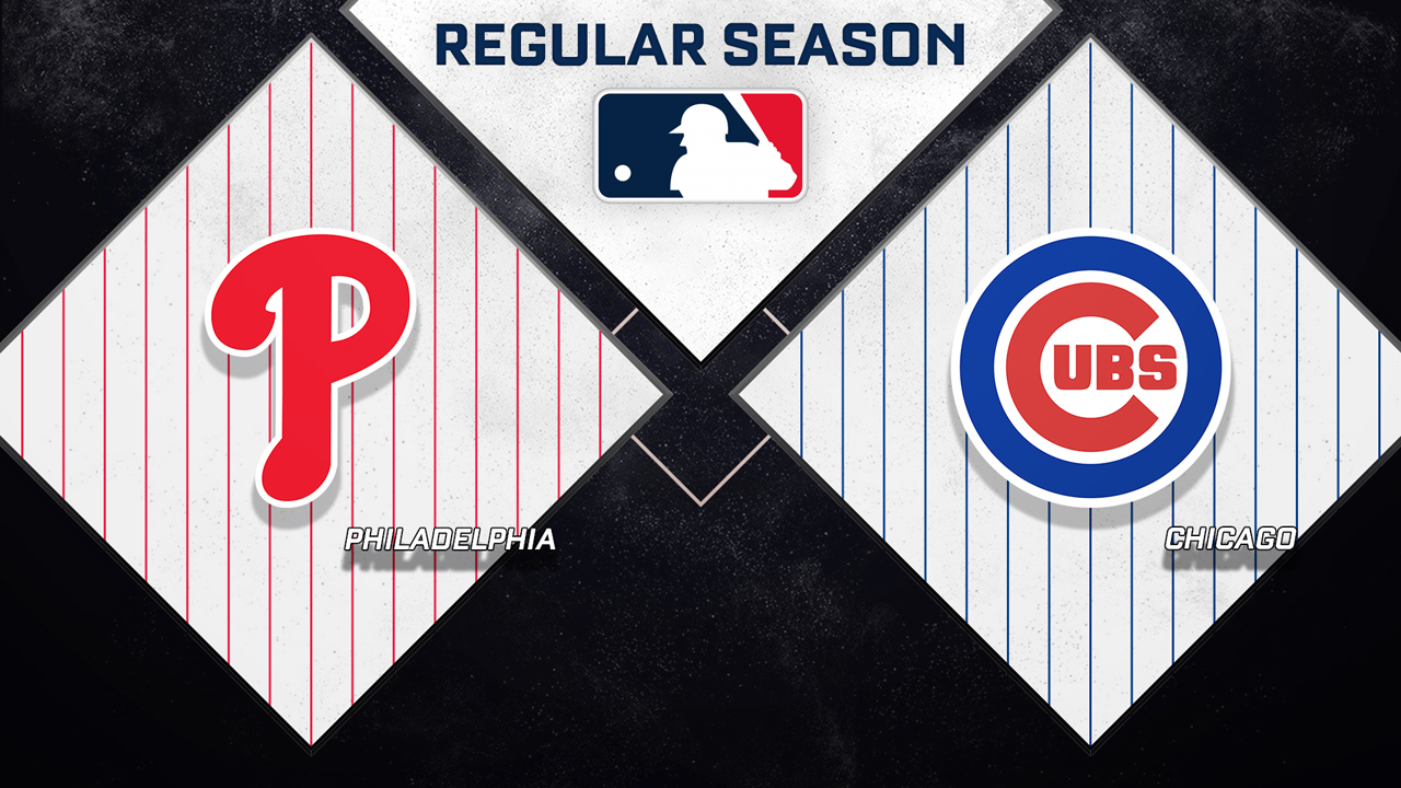 Philadelphia Phillies vs Chicago Cubs poster