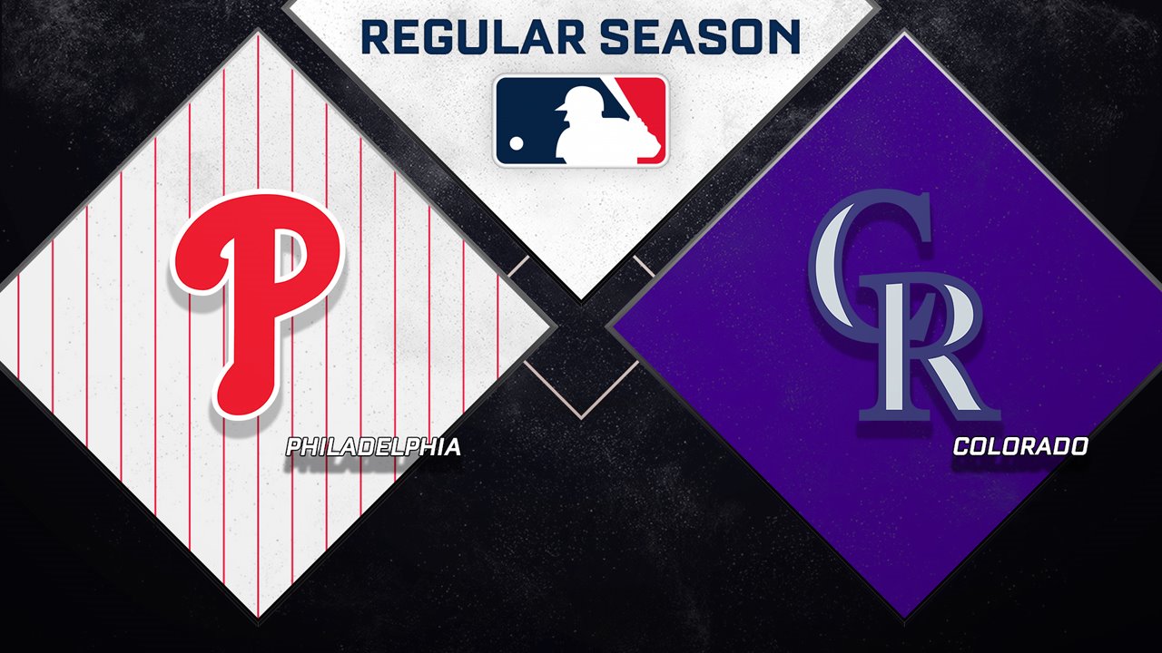 Philadelphia Phillies vs Colorado Rockies poster