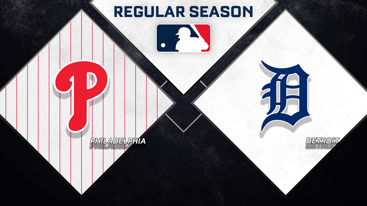 Philadelphia Phillies vs Detroit Tigers poster