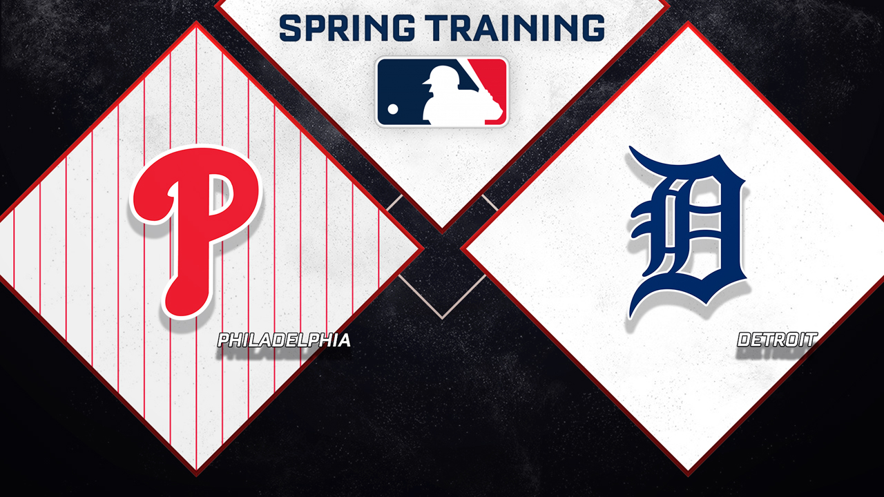 Philadelphia Phillies vs Detroit Tigers poster