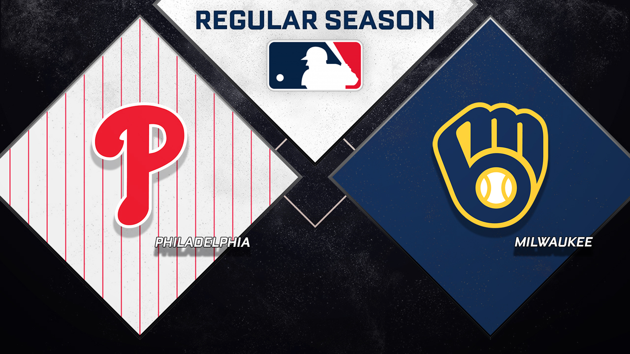 Philadelphia Phillies vs Milwaukee Brewers poster