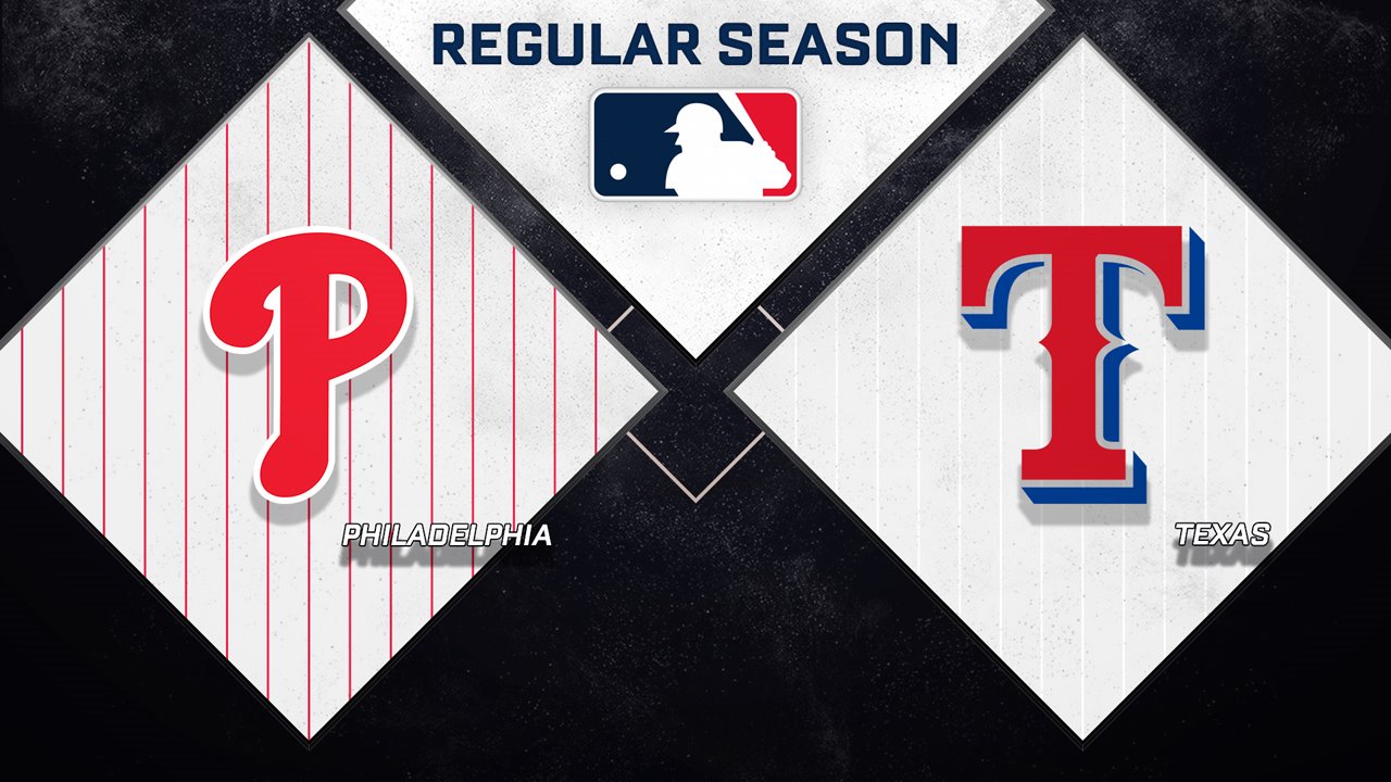 Philadelphia Phillies vs Texas Rangers poster