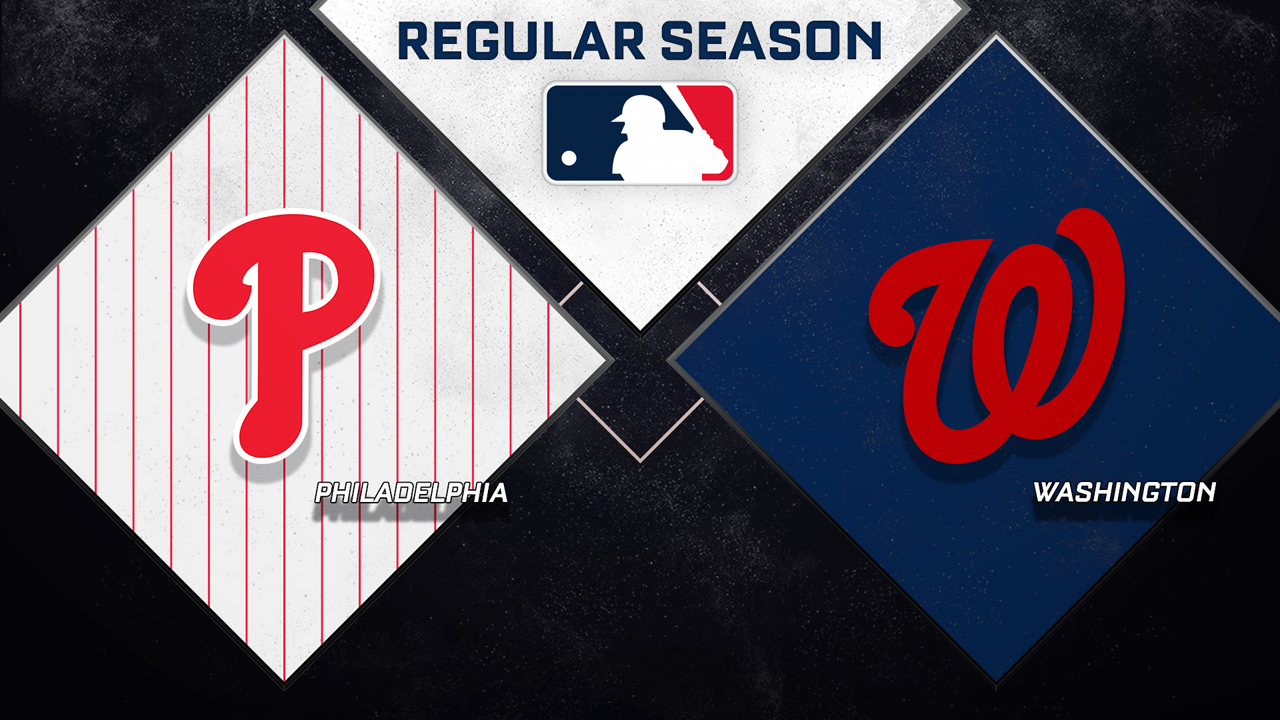 Philadelphia Phillies vs Washington Nationals poster
