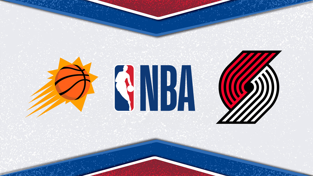 Phoenix Suns vs Portland Trail Blazers poster