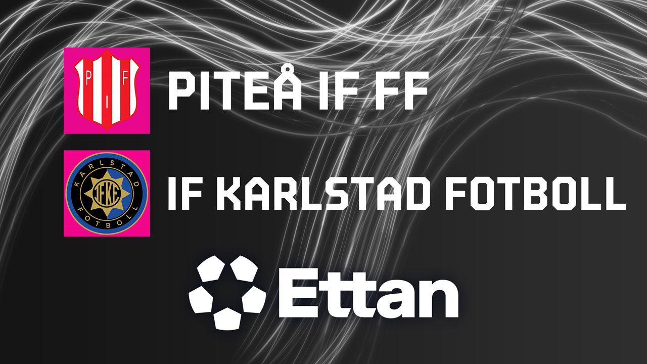 Piteå vs Karlstad poster