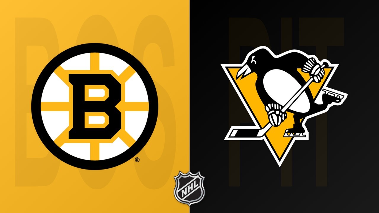 Pittsburgh Penguins vs Boston Bruins poster