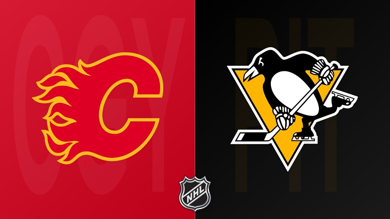 Pittsburgh Penguins vs Calgary Flames poster