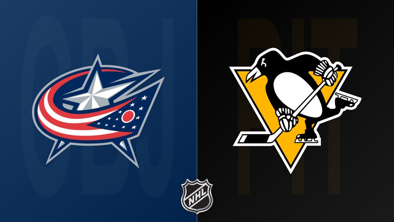 Pittsburgh Penguins vs Columbus Blue Jackets poster