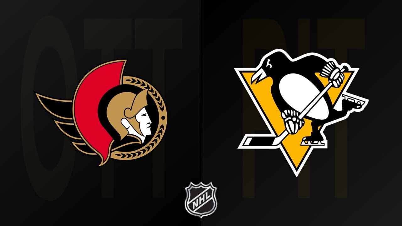 Pittsburgh Penguins vs Ottawa Senators poster