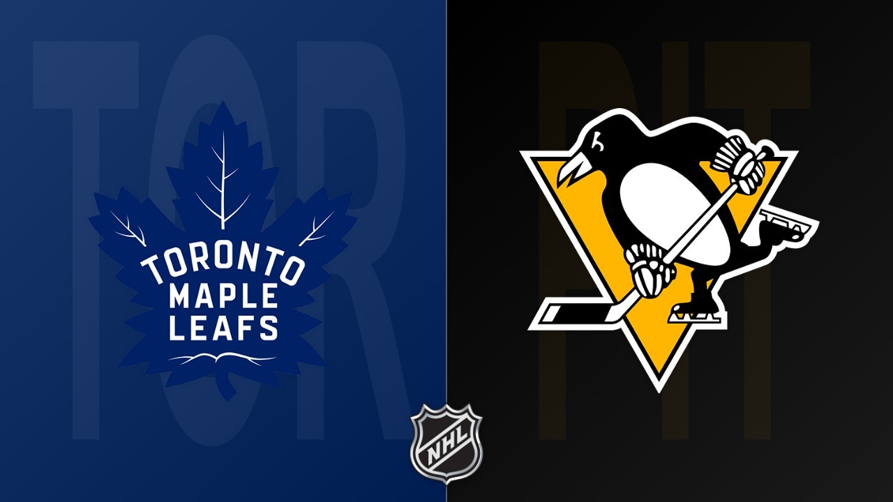 Pittsburgh Penguins vs Toronto Maple Leafs poster