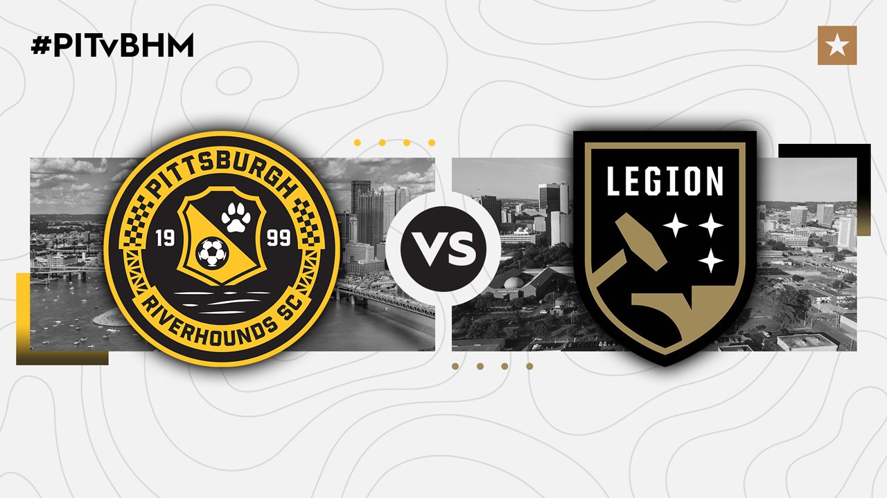 Pittsburgh Riverhounds vs Birmingham Legion poster