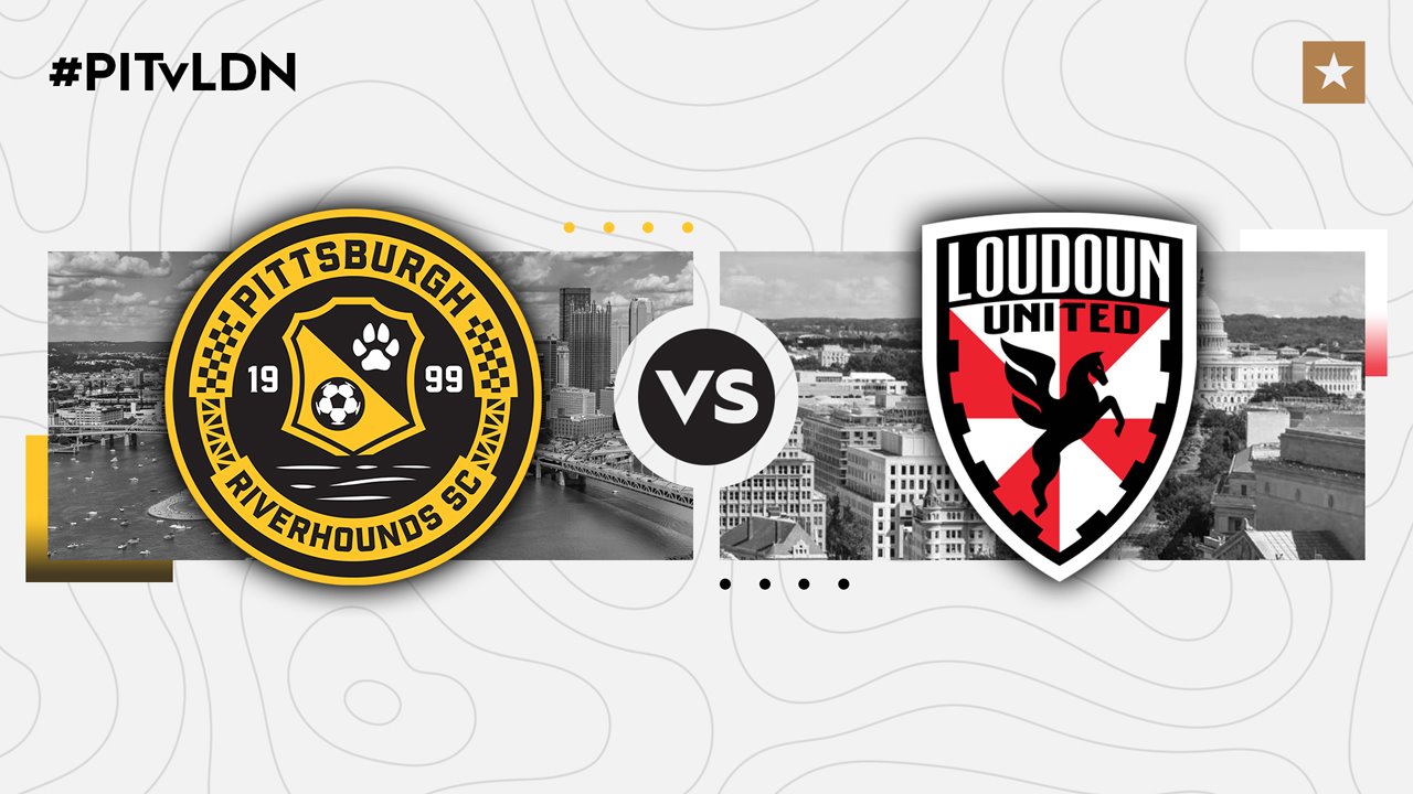 Pittsburgh Riverhounds vs Loudoun United poster