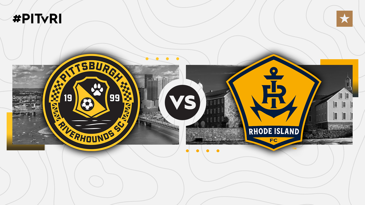 Pittsburgh Riverhounds vs Rhode Island FC poster