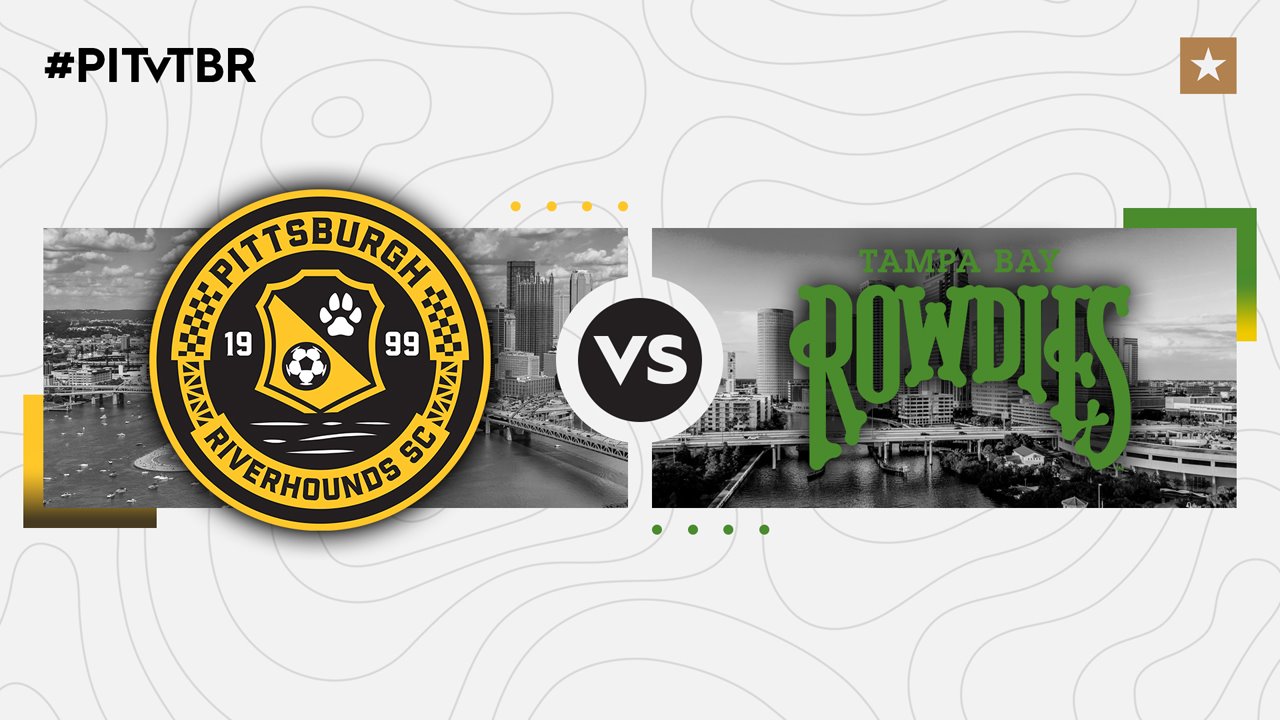 Pittsburgh Riverhounds vs Tampa Bay Rowdies poster