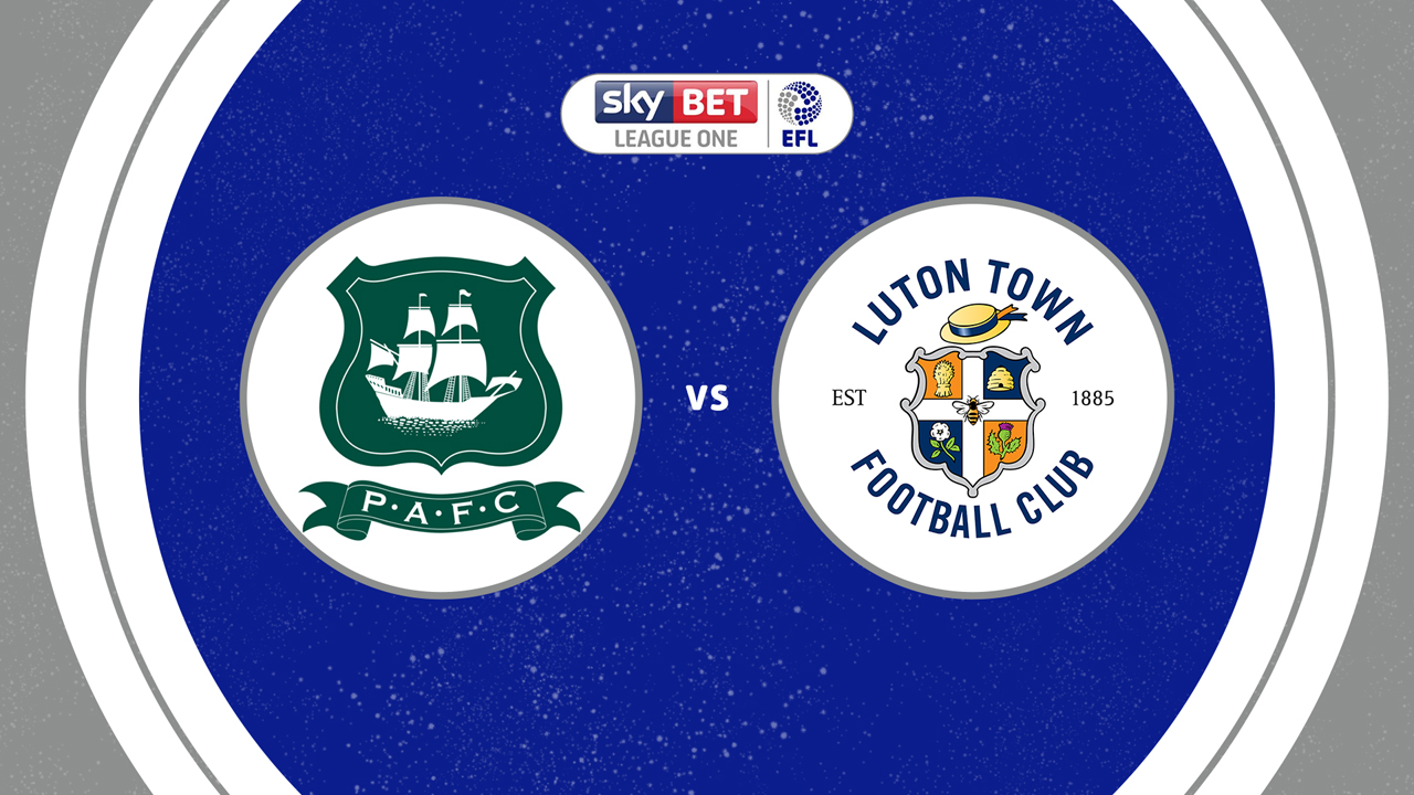 Plymouth Argyle vs Luton Town poster