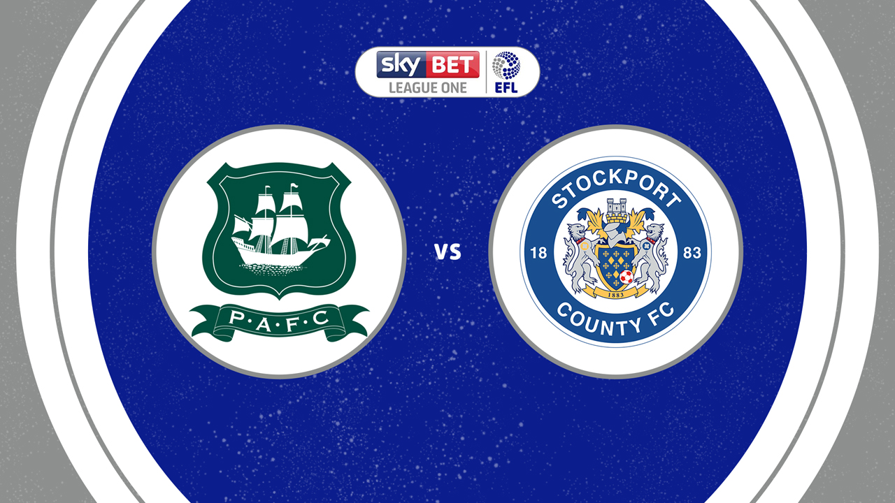 Plymouth Argyle vs Stockport County poster