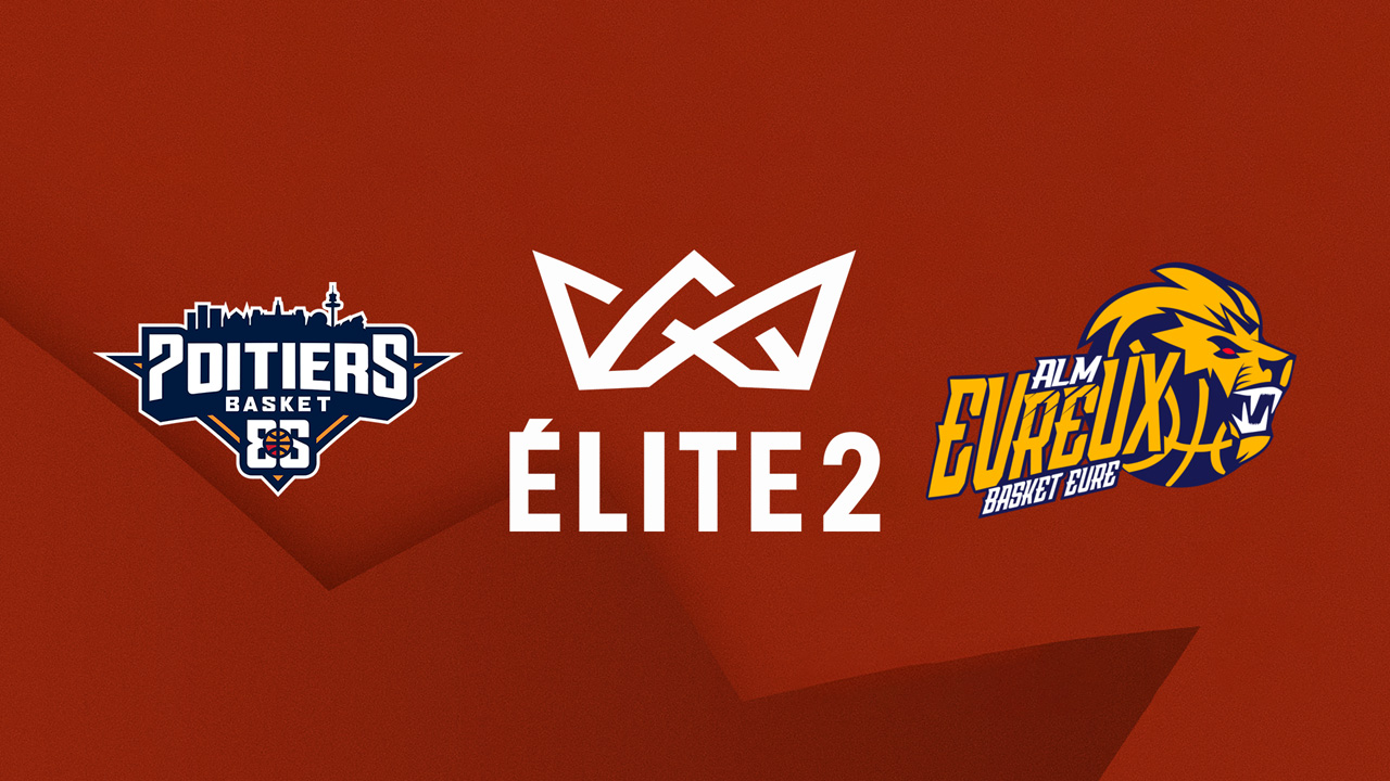 Poitiers Basket 86 vs ALM Évreux Basket poster