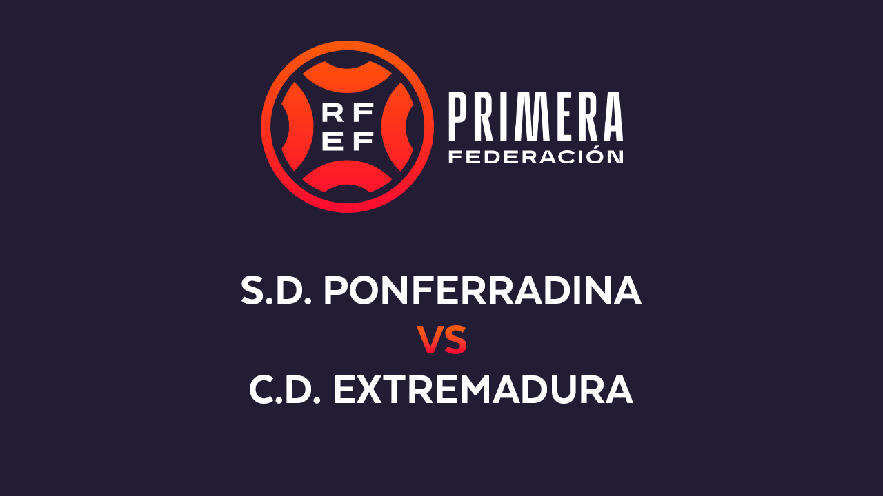 Ponferradina vs Extremadura poster