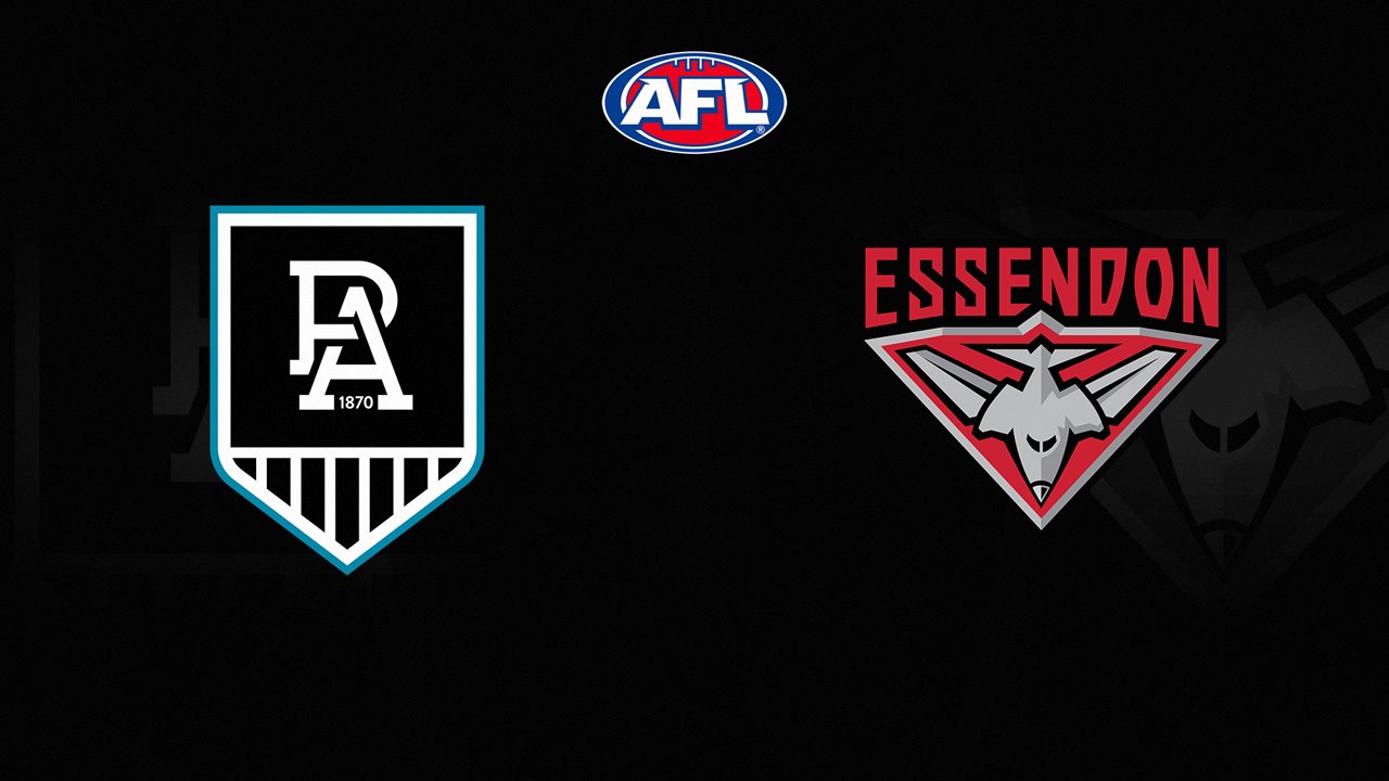 Port Adelaide Football Club vs Essendon Football Club poster