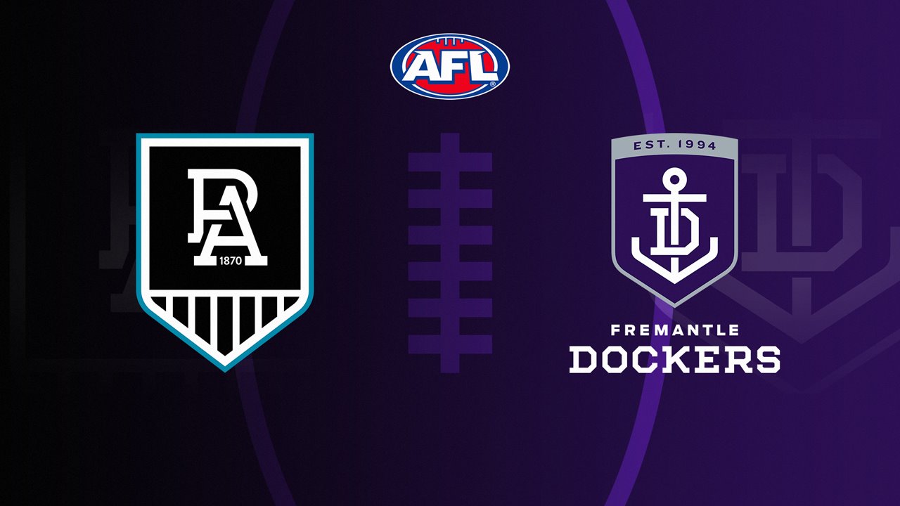 Port Adelaide Football Club vs Fremantle Football Club poster