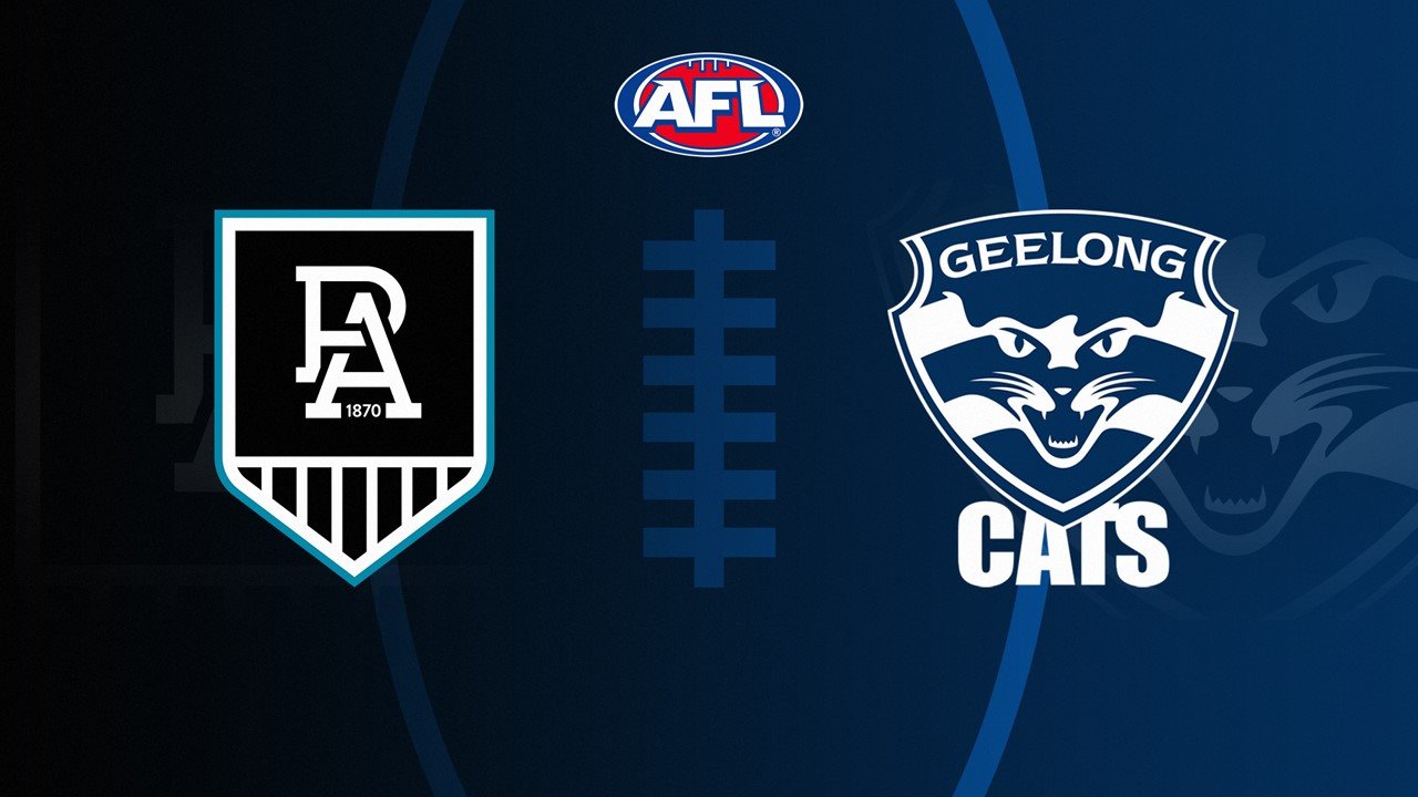 Port Adelaide Football Club vs Geelong Football Club poster