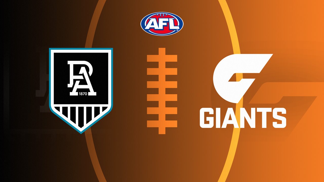Port Adelaide Football Club vs Greater Western Sydney Giants poster