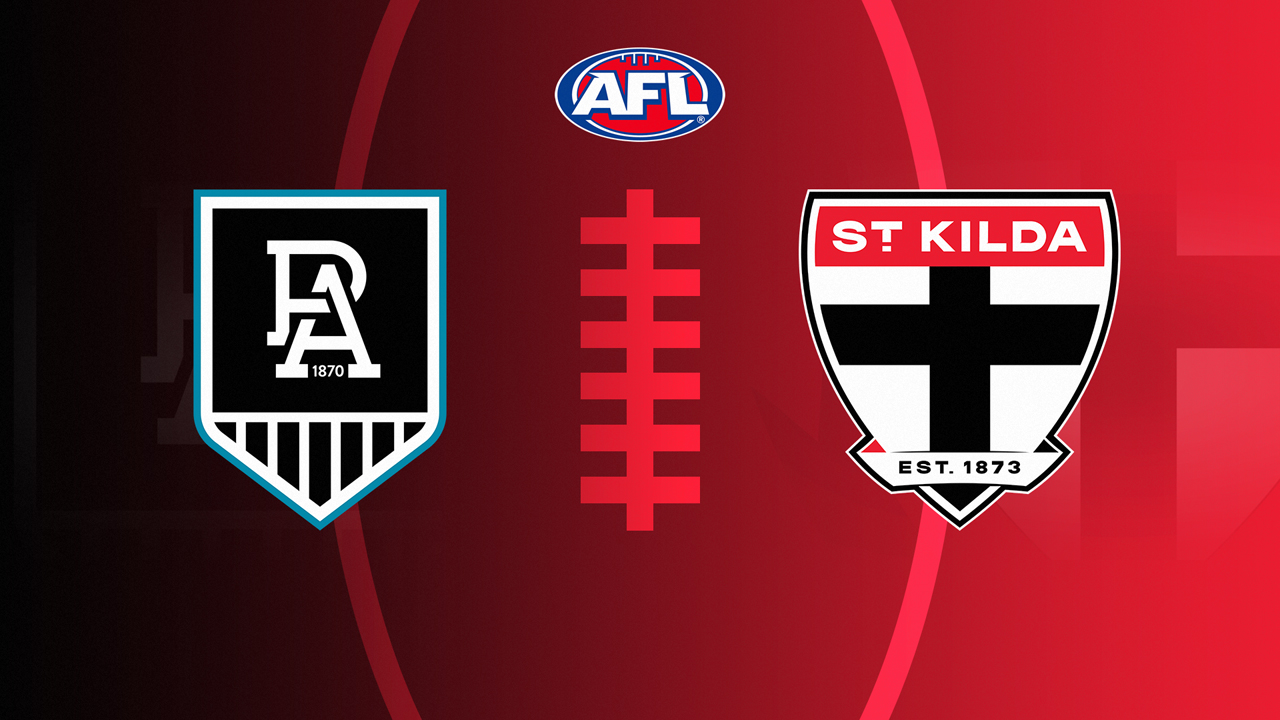 Port Adelaide Football Club vs St Kilda Football Club poster