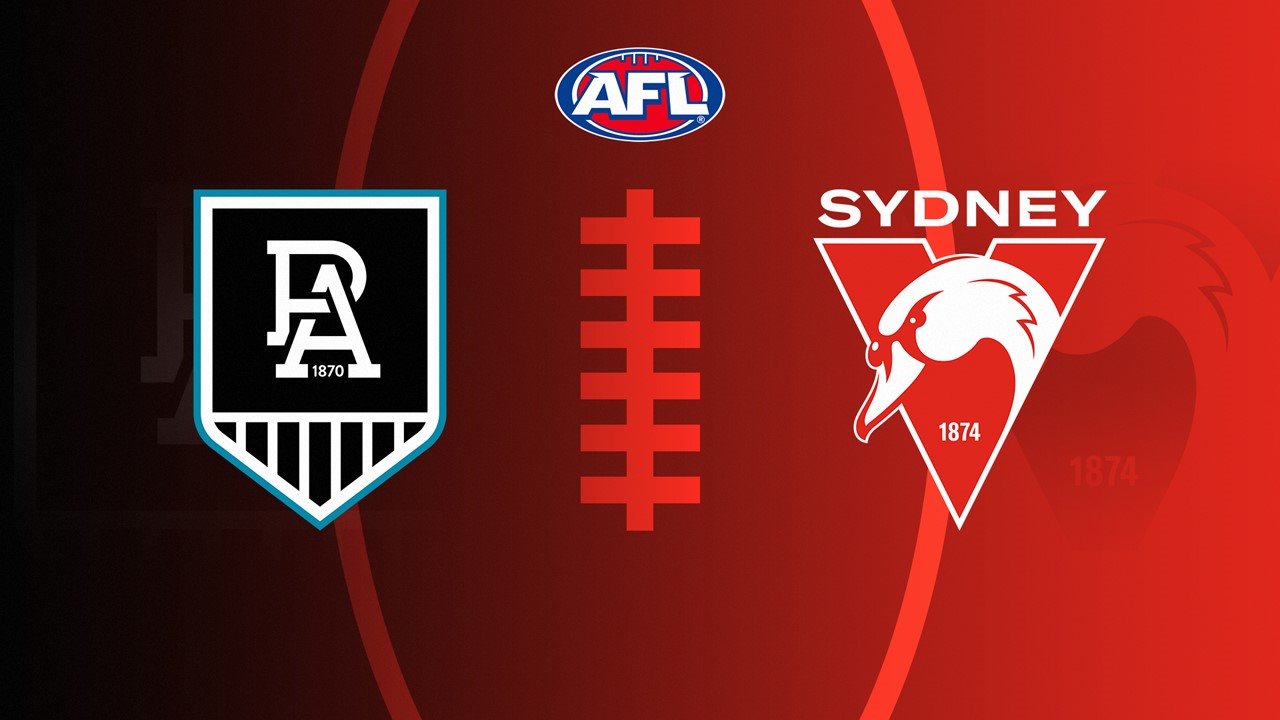 Port Adelaide Football Club vs Sydney Swans poster