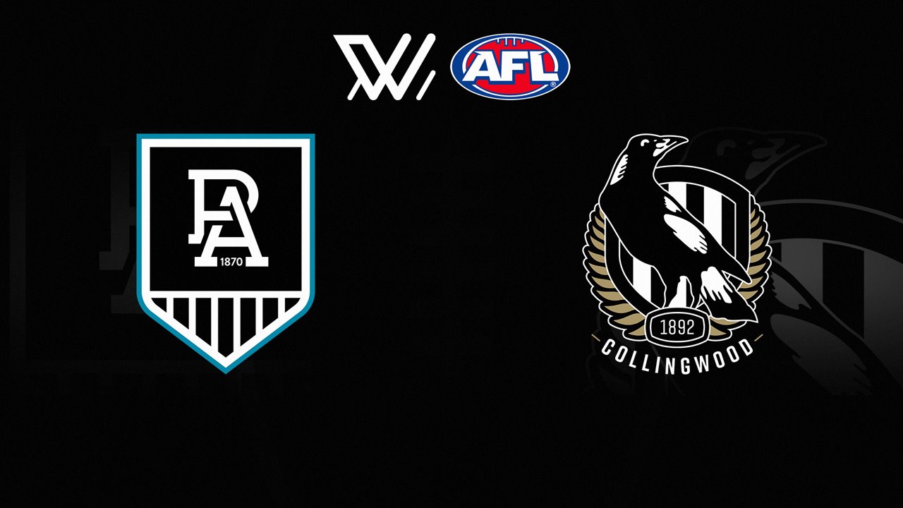 Port Adelaide Power Women vs Collingwood Magpies Women poster