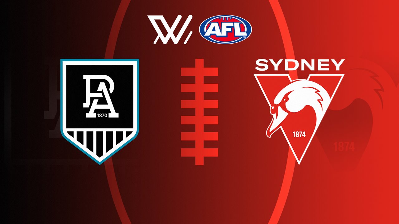 Port Adelaide Power Women vs Sydney Swans Women poster
